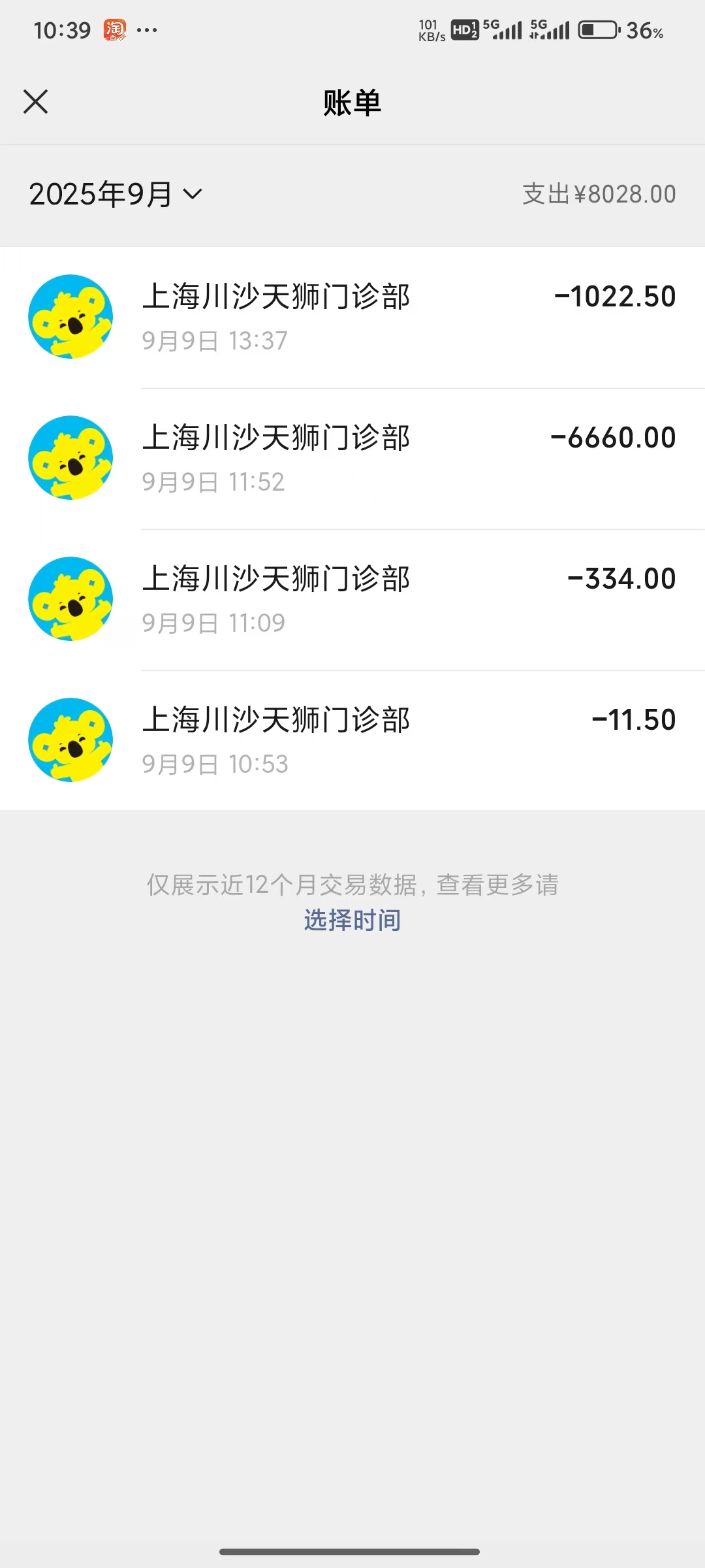 上海沙天狮门诊部  夸大病情  过度治疗